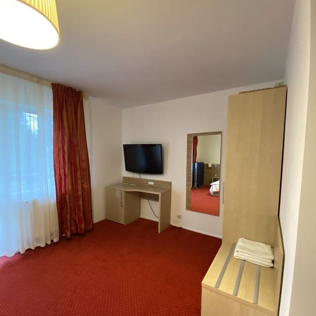 Suita Cioplea — zonă TV cu balcon privat, cazare premium Predeal
